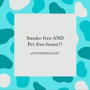 Smoke free and pet free house